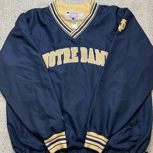 VTG Champion Norte Dame NCAA Football Windbreaker